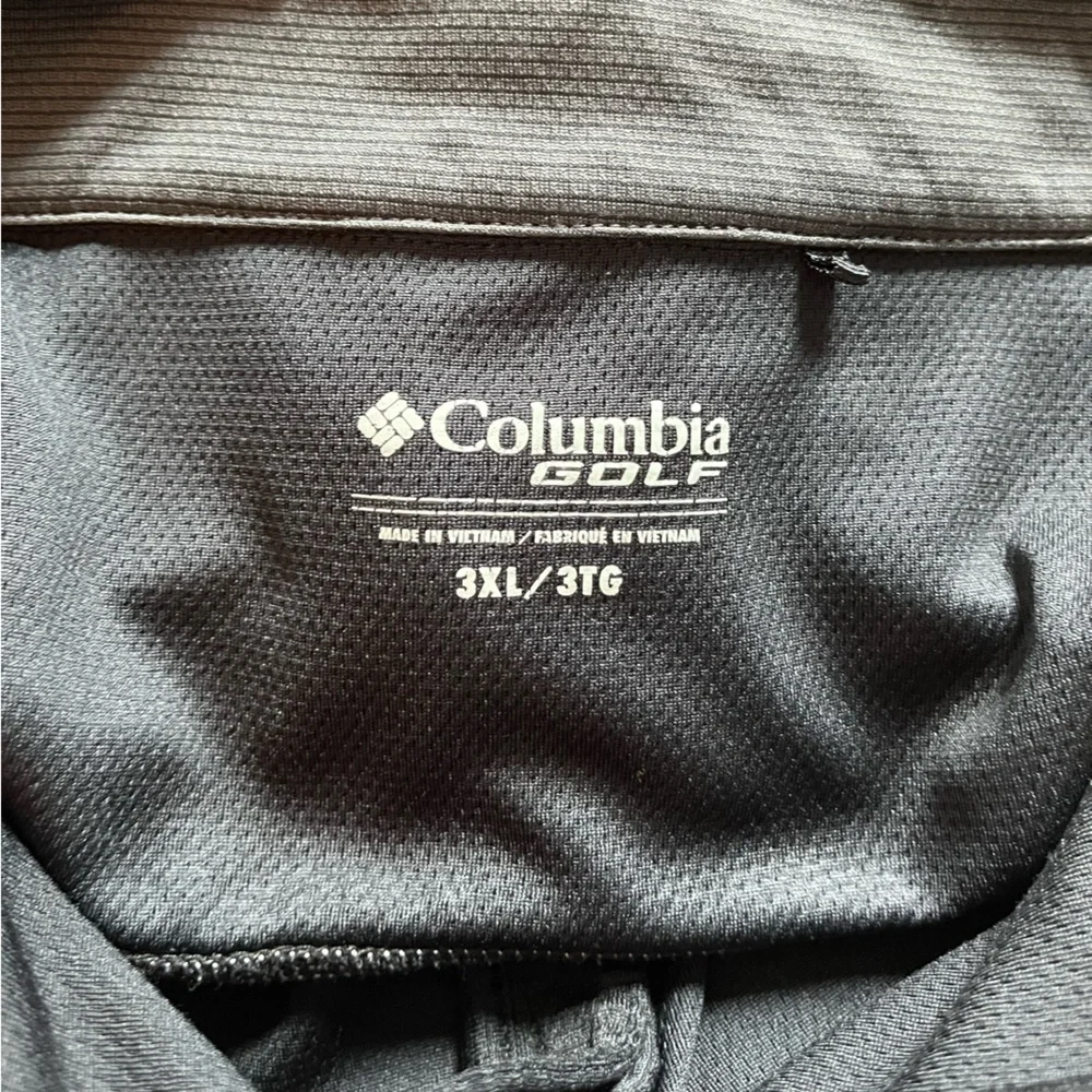 Men’s Columbia Golf Black and White Quarter-Zip Pullover size 3XL - Picture 10 of 11